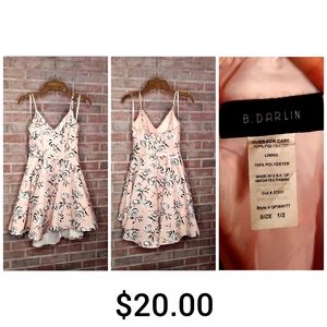 B. Darlin Pink Floral Dress